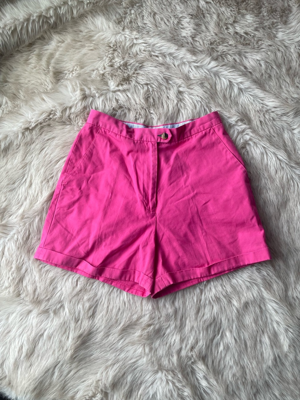 Tommy Hilfiger Hot Pink High-Waisted Women’s Shorts